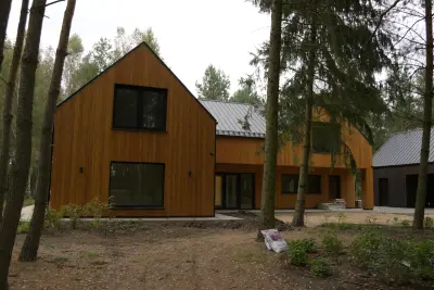 Drewniany dom szkieletowy - całoroczny