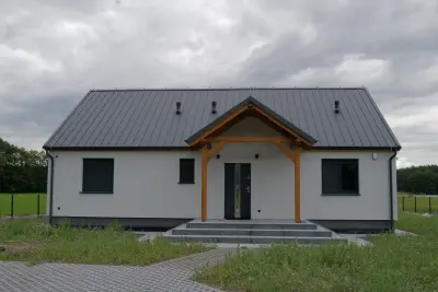 Drewniany dom szkieletowy - całoroczny