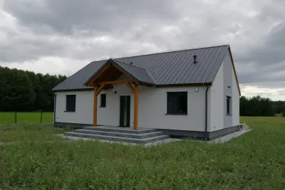 Drewniany dom szkieletowy - całoroczny