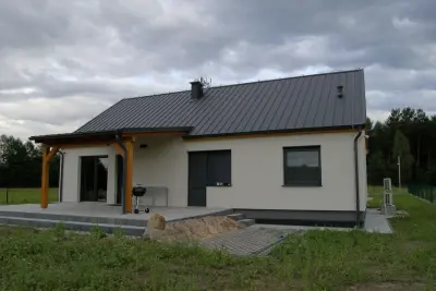 Drewniany dom szkieletowy - całoroczny