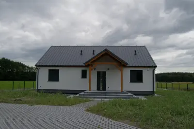 Drewniany dom szkieletowy - całoroczny
