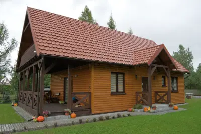 Drewniany dom szkieletowy - całoroczny