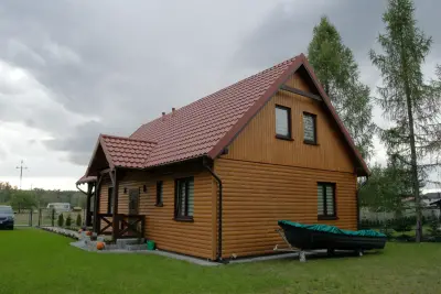Drewniany dom szkieletowy - całoroczny