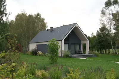 Drewniany dom szkieletowy - całoroczny