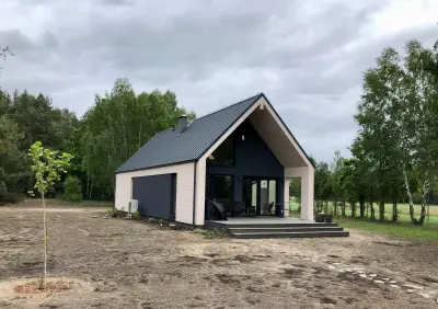 Drewniany dom szkieletowy - całoroczny