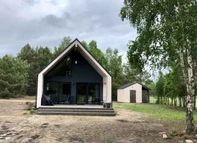Drewniany dom szkieletowy - całoroczny