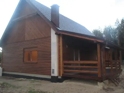 Drewniany dom szkieletowy - całoroczny