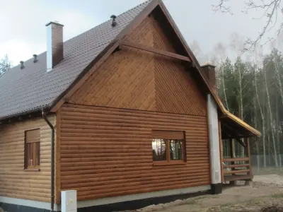 Drewniany dom szkieletowy - całoroczny