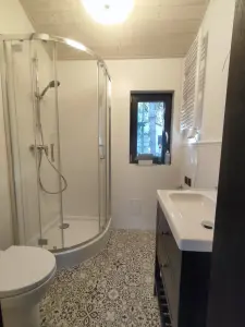 Wnętrze domu szkieletowego