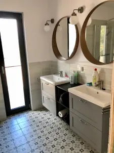 Wnętrze domu szkieletowego