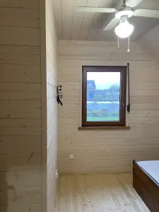 Wnętrze domu szkieletowego