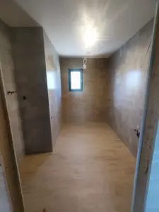 Wnętrze domu szkieletowego