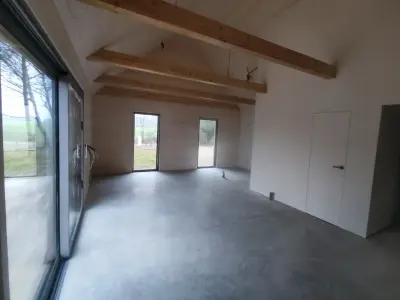 Wnętrze domu szkieletowego